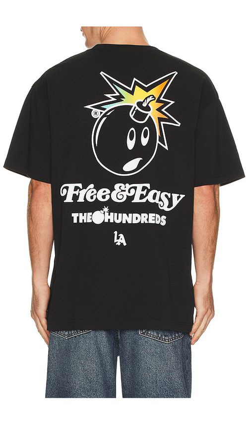 The Hundreds x Free & Easy Adam Bomb T-Shirt in Black. - M also in L, S, XL/1X