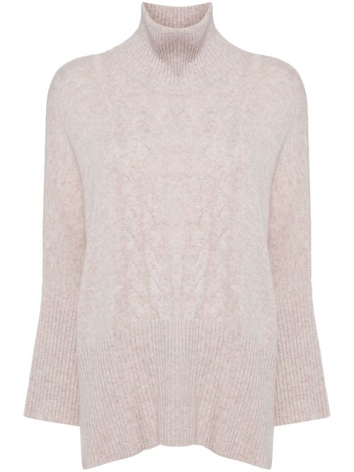 Organic cashmere sweater - Brown