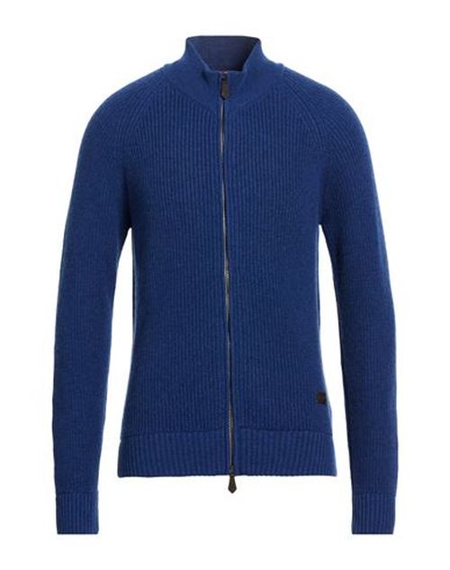 Man Cardigan Bright blue Size M Cashmere