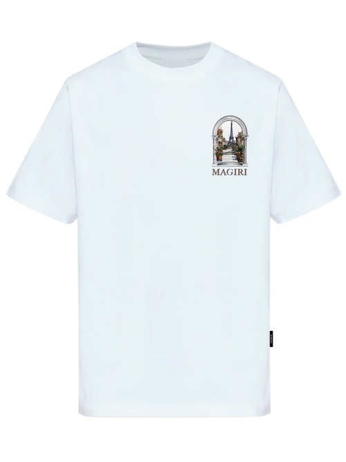 Magiri Archway Printed T-hirt in White - White