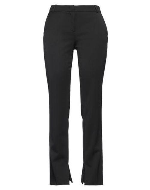 Kiltie Woman Pants Black Size 2 Polyester, Virgin Wool, Elastane
