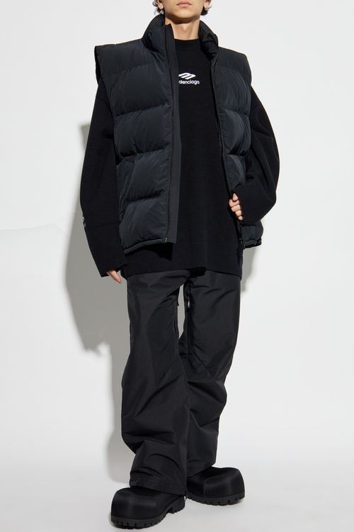 Padded Vest From The Skiwear Collection, Men's, Black