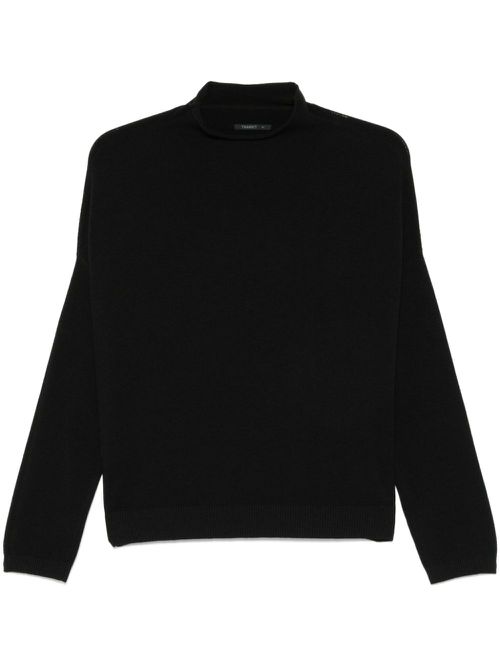 Fine-knit sweater - Black