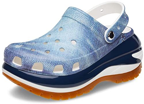 Crocs Mega Crush Clog - Unisex Clogs - Thermoplastic Upper - Adjustable Ankle-Sling - Flexible - Rubber Tread Black Men's