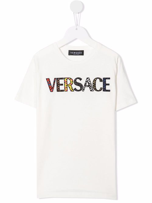 Logo print T-shirt - White