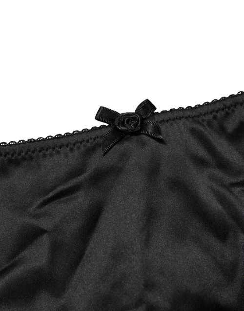 Silk Stretch Brief — Black