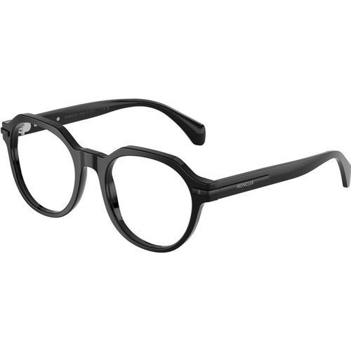 Moncler Unisex Moncler ME2014 3001 Monturas ópticas Acetato Negro Transparente Pantos Norma