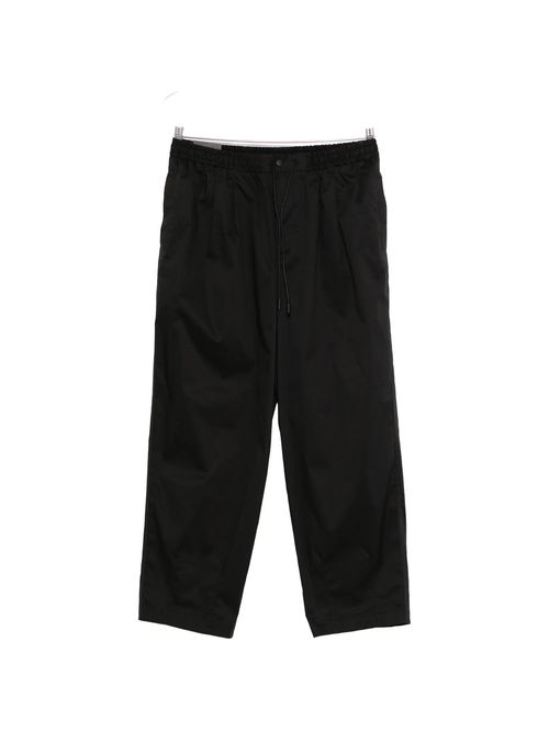 Cotton and Nylon Drawstring Waist Trousers with Pockets