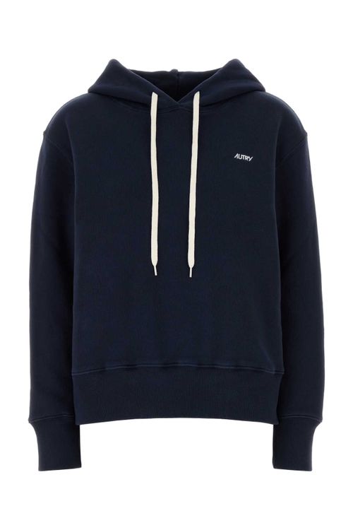 Cotton Hoodie — Navy