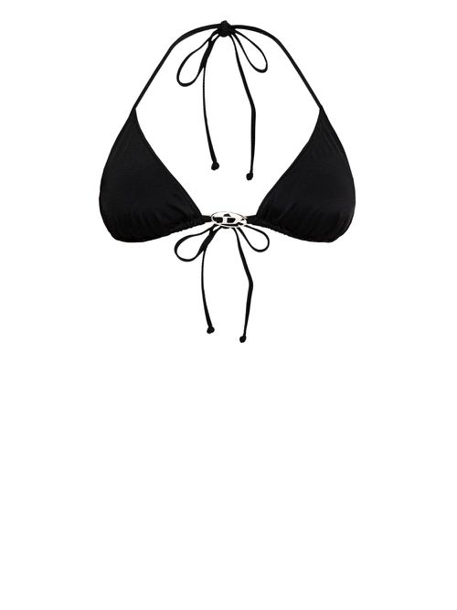 Sees-T-Dnm bikini top - Black