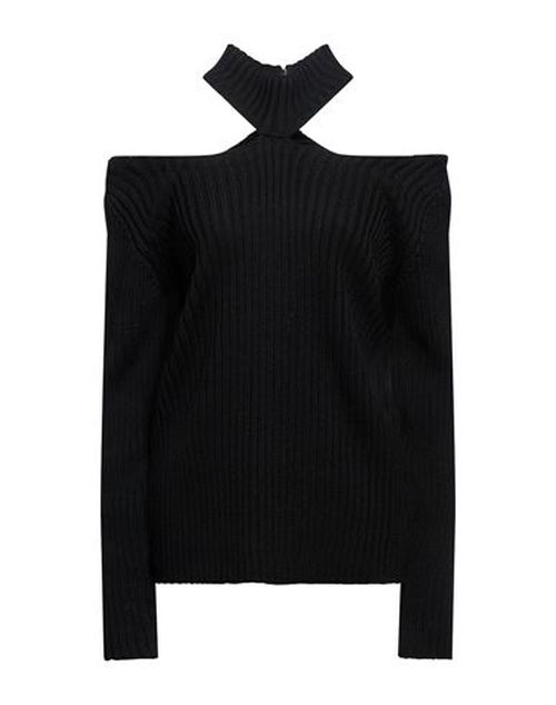 Woman Turtleneck Black Size M Virgin Wool
