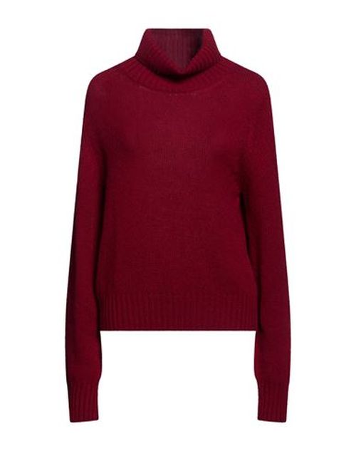 Woman Turtleneck Burgundy Size L Cashmere