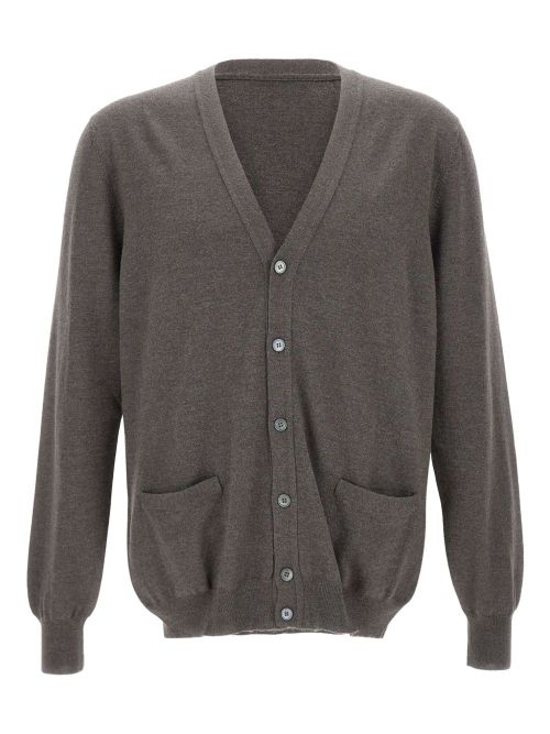 Wool cardigan - Brown