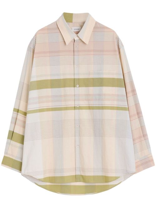 LEMAIRE checked shirt - Neutrals