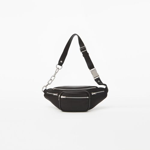 Women's Attica Fanny Pack in Leather Black