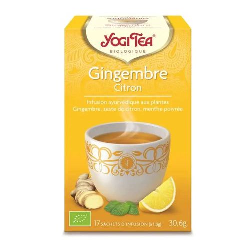 Yogi Tea Organic Ginger Lemon Infusion 17 Sachet