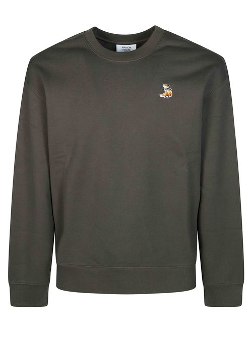 Classic Men's Crewneck Sweatshirt with Fox Design