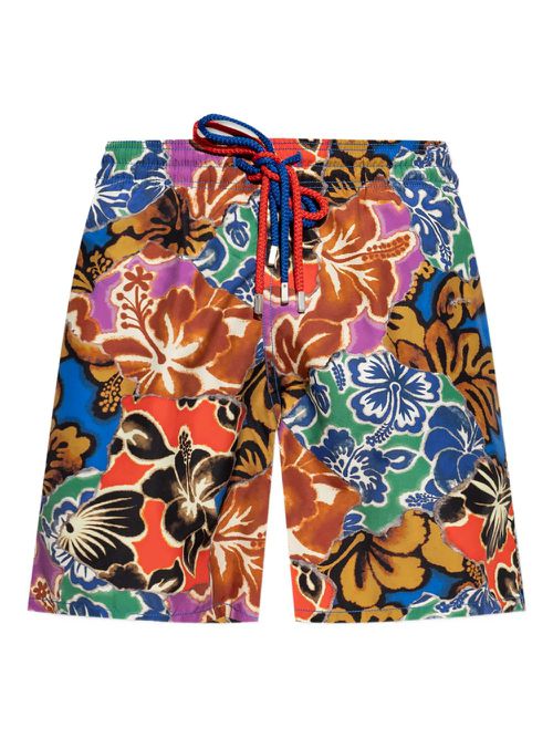 X Vilebrequin floral-print swim shorts - Multicolour