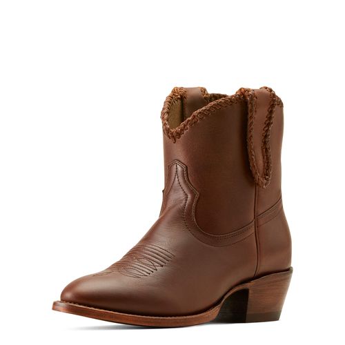 Women's Sterling Cora Western Boots in Oiled Bridle, B Medium Width
