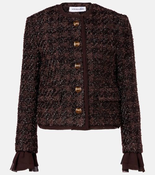 Audrina metallic tweed jacket