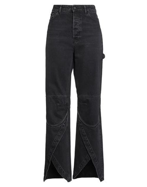 Woman Jeans Black Size 25 Cotton