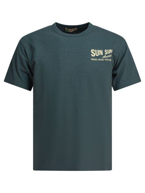Sun Surf Green Cotton T-Shirt