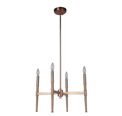 Ella 4-Light Transitional Chandelier in Satin Bra