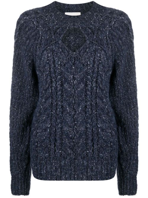 Noelys keyhole jumper - Blue