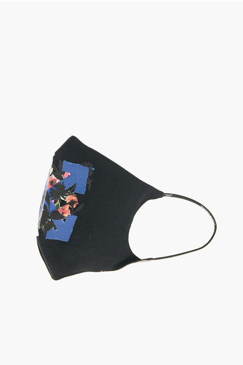 Cotton FLOWER STRIPE ARROW face mask Größe L/XL