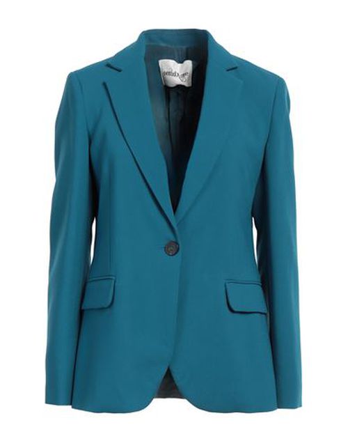 Woman Blazer Deep teal Size 10 Polyester, Viscose, Elastane