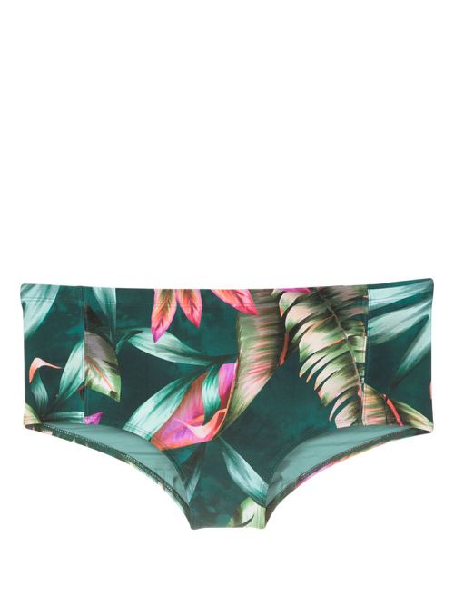 Parati botanical-print swimming trunks - Green
