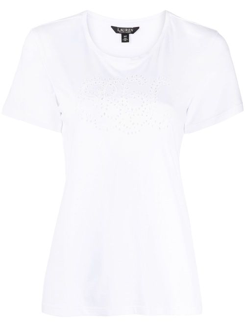 Katlin embroidered T-shirt - White