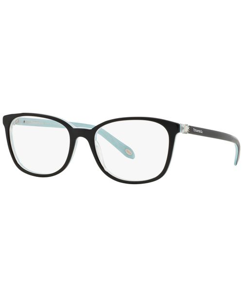 TF2109BF Tiffany Aria Women's Square Low Bridge Fit Eyeglasses - Black, Blue