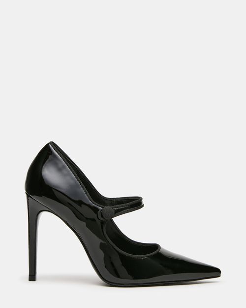Steve Madden Women's Jaine Pointed Toe Heels - Black - - Leather