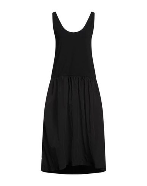 Alpha Studio Woman Midi dress Black Size 2 Cotton, Elastane