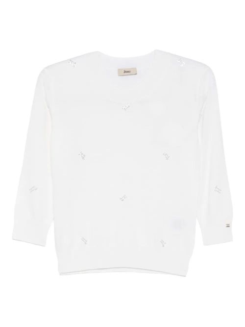 Embellished Top — White