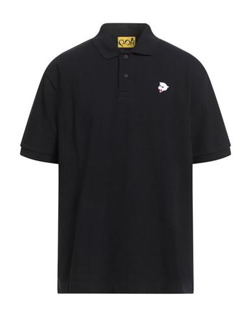 Man Polo shirt Black Size XXL Cotton