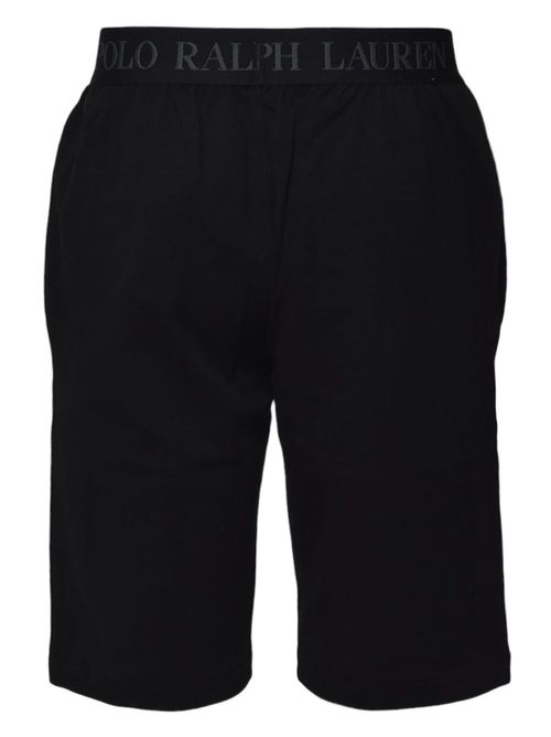 Logo-waistband shorts - Black