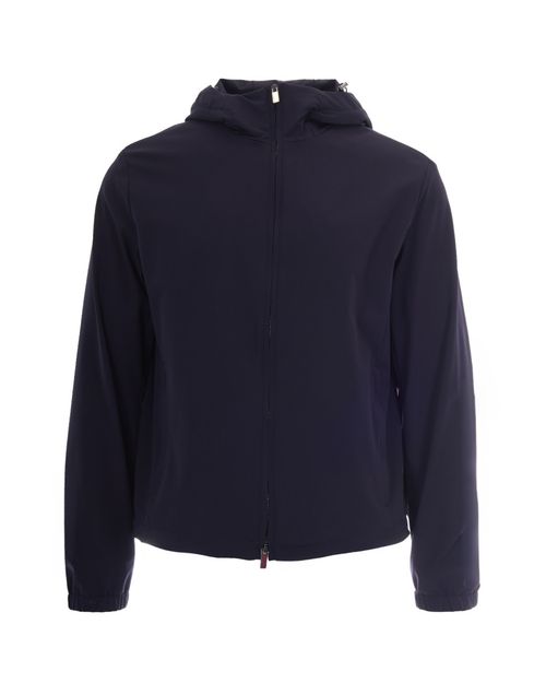Navy Blue Hooded Jacket