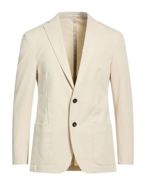 Man Blazer Beige Size 40 Cotton, Polyamide, Elastane