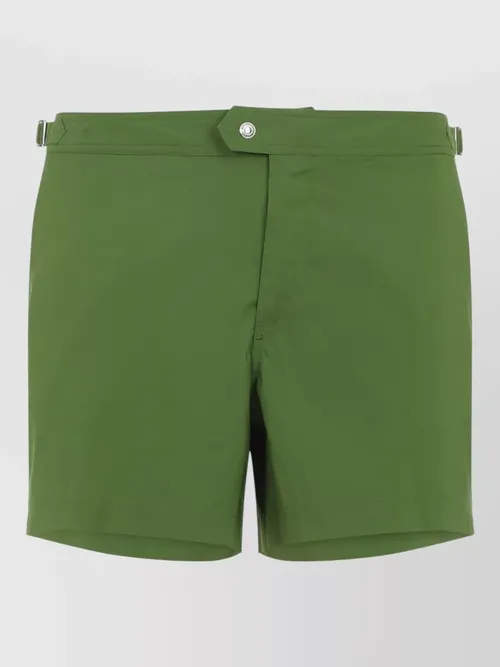 Tom Ford - swim shorts adjustable waistband back pocket