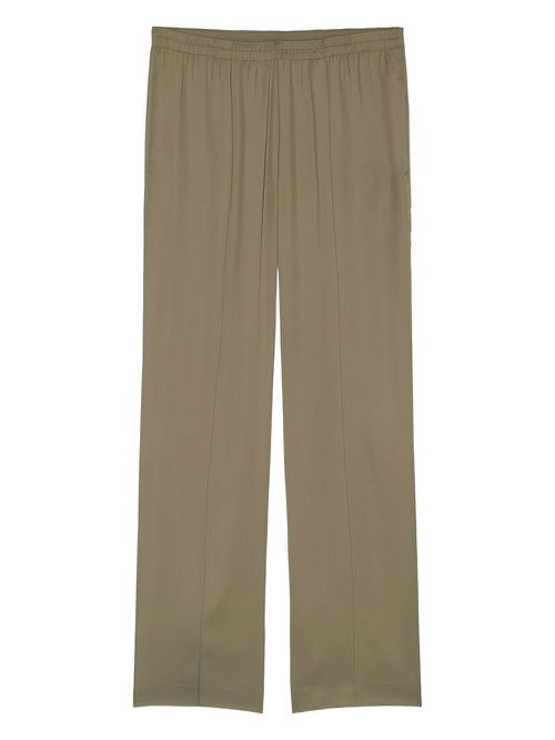 Elasticated waist trousers - Brown