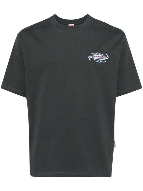 Graphic-print cotton T-shirt - Grey