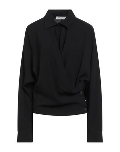 Woman Top Black Size 8 Triacetate, Polyester