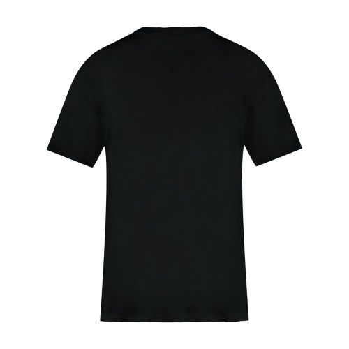 Embroidered Cotton T-Shirt — Black