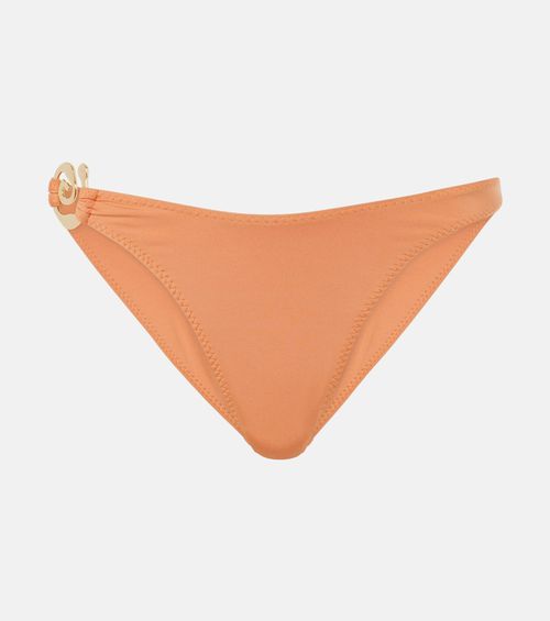 Spiral low-rise bikini bottoms