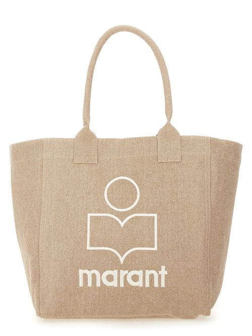 Isabel Marant Cappuccino Cotton Small Yenky Shopping Bag