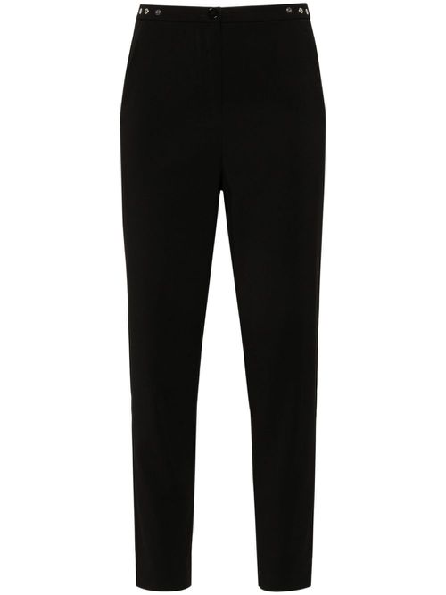 Essential cropped trousers - Black