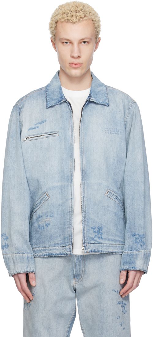 Blue Sportsjacket Denim Jackets