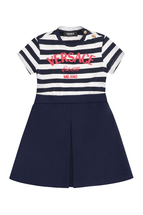 Young Striped Cotton Mini Dress